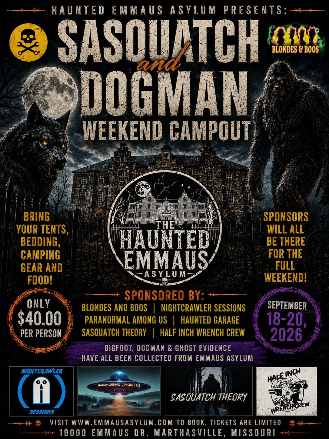 Sasquatch & Dogman Weekend Campout